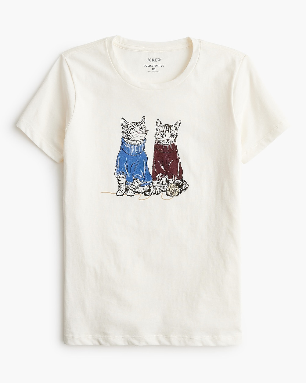 Cats in sweaters graphic tee | J.Crew Factory