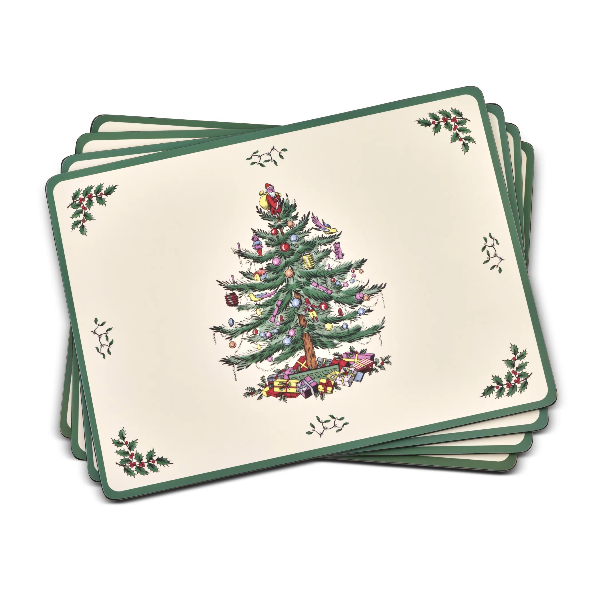 Pimpernel Christmas Tree Placemats 15.7 X 11.7" (Set of 4) | Wayfair North America