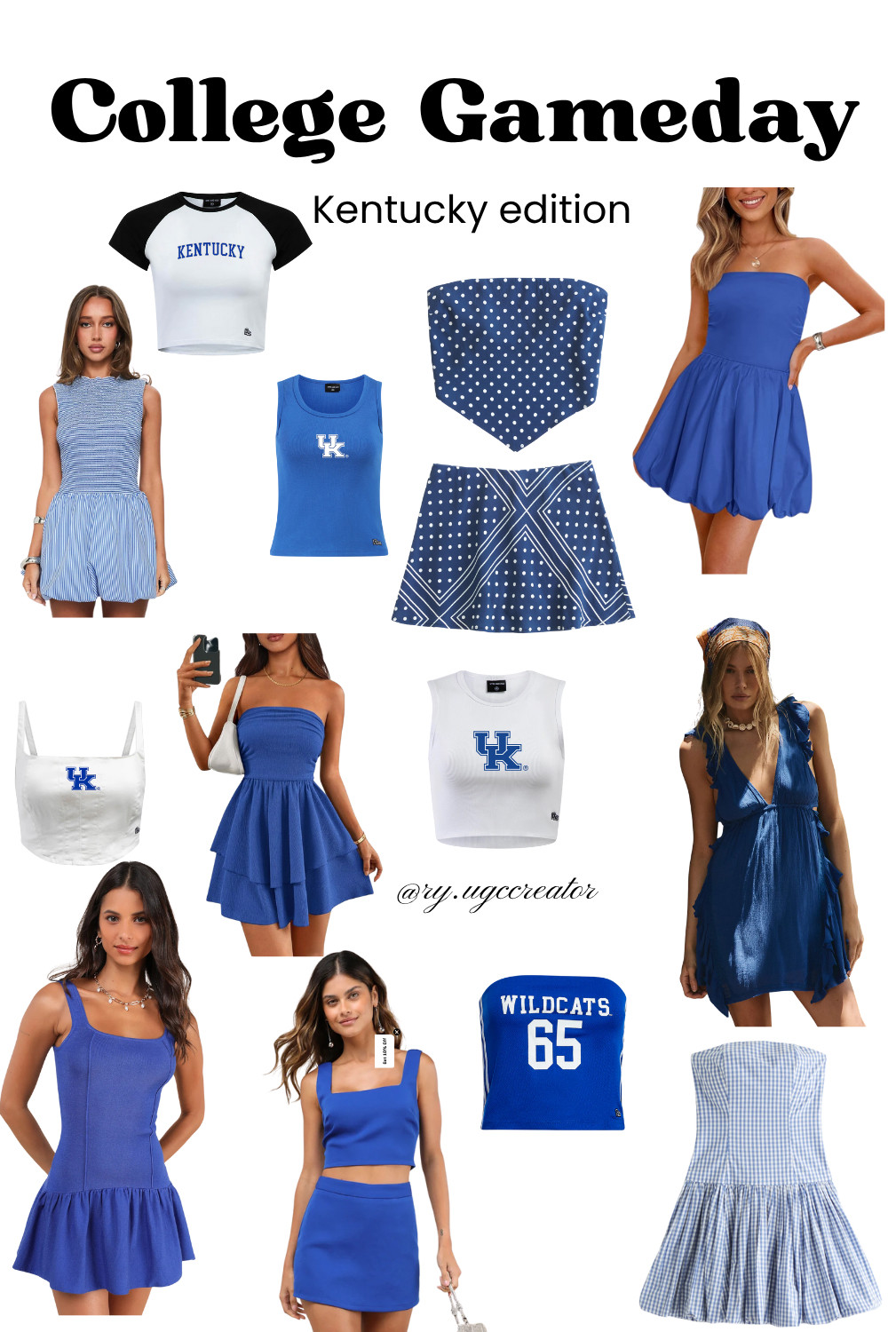 Big Blue Nation 💙🐾 Gameday fits that are perfect for cheering on the Wildcats! From tailgates to the stadium, I’ve linked my favorite blue + white outfits, accessories, and comfy shoes to keep you stylish all game long. #KentuckyGameday #BigBlueStyle #CollegeFootballFashion 

 #LTKSeasonal #LTKFindsUnder50 #LTKStyleTip