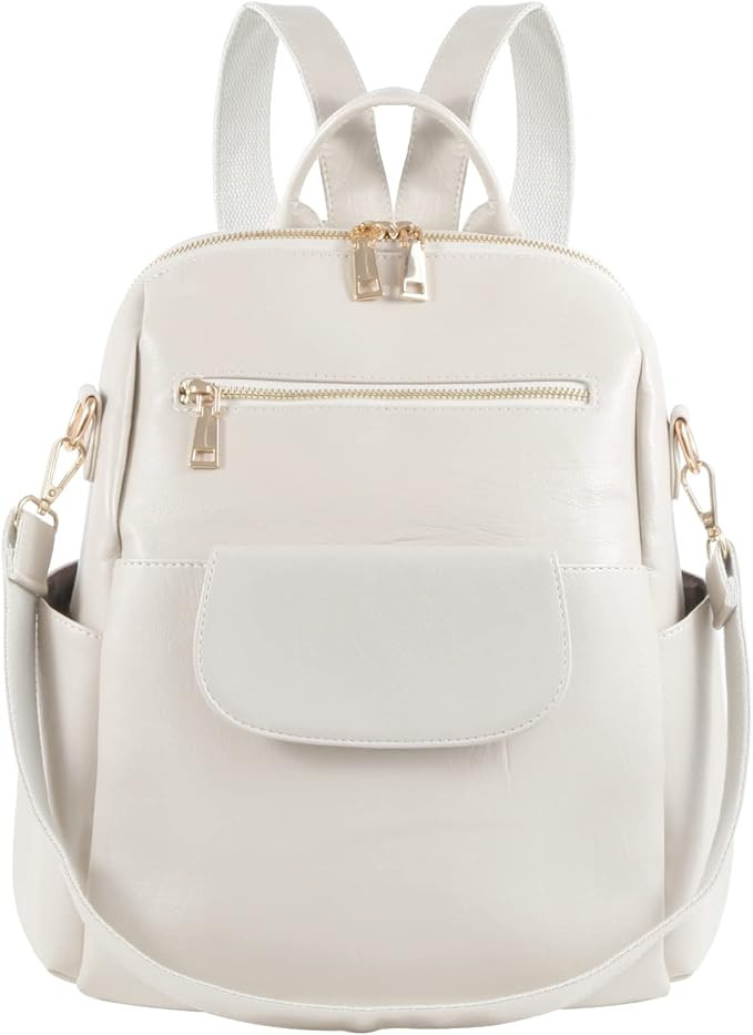 Women Fashion Backpack Purse Waterproof Bookbags Travel Shopping Rucksack Convertible Ladies Shou... | Amazon (US)