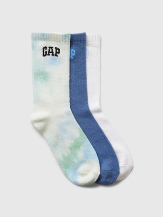 Kids Gap Logo Crew Socks (3-Pack) | Gap (US)