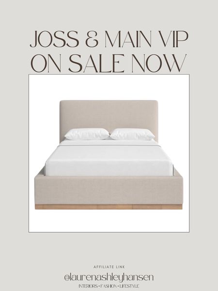 How pretty is this bed with the wood base?! On sale for Joss & Main’s VIP sale 

#LTKsalealert #LTKhome #LTKstyletip