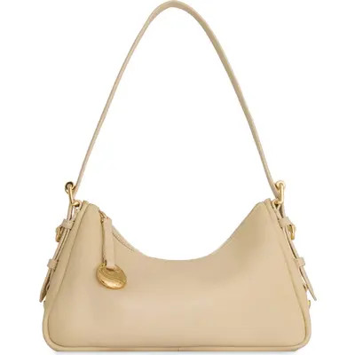 Rebecca Minkoff Small Mia Leather Shoulder Bag in Chamois at Nordstrom | Nordstrom