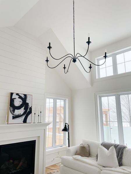 FARMHOUSE CHANDELIER
.
You see this! It’s the perfect light that offers simple lines! 🤍 

#LTKstyletip #LTKhome #LTKFind