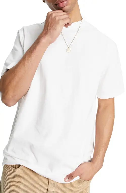 Topman Oversize White Cotton T-Shirt at Nordstrom, Size Large | Nordstrom