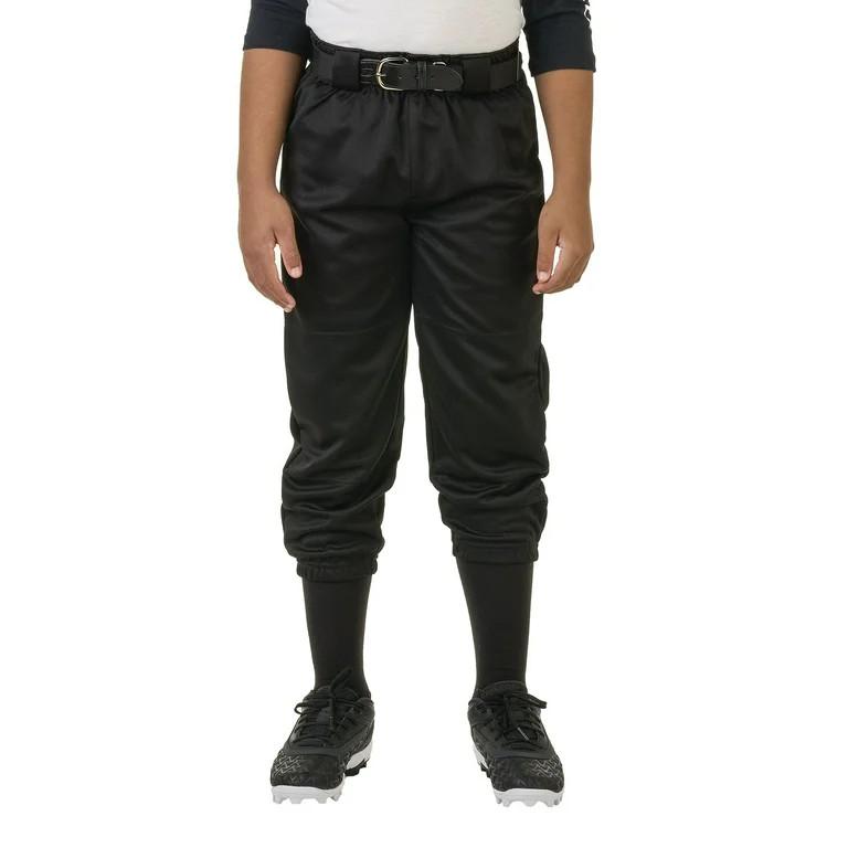 Athletic Works Youth Baseball/Softball Pants, Black, Unisex, Size XS | Walmart (US)
