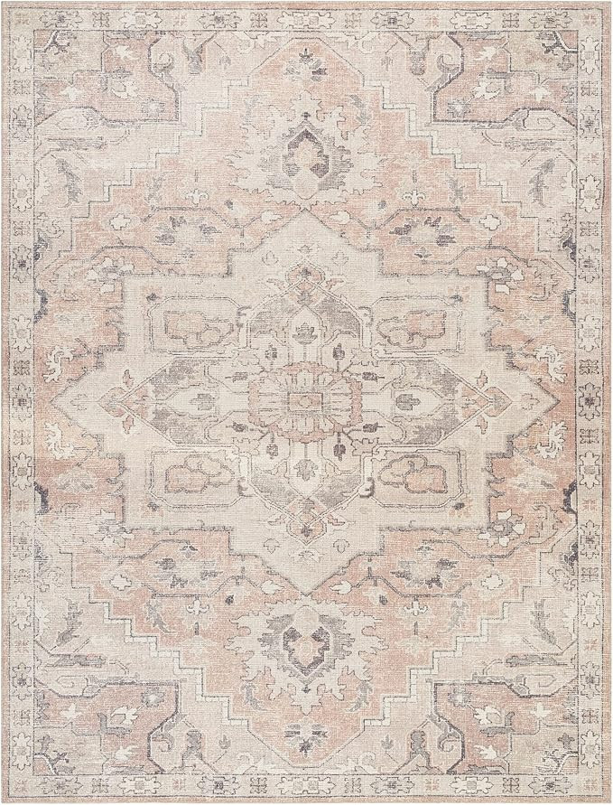 Livabliss x Becki Owens Elle Medallion Area Rug , 5'3" x 7', Taupe | Amazon (US)