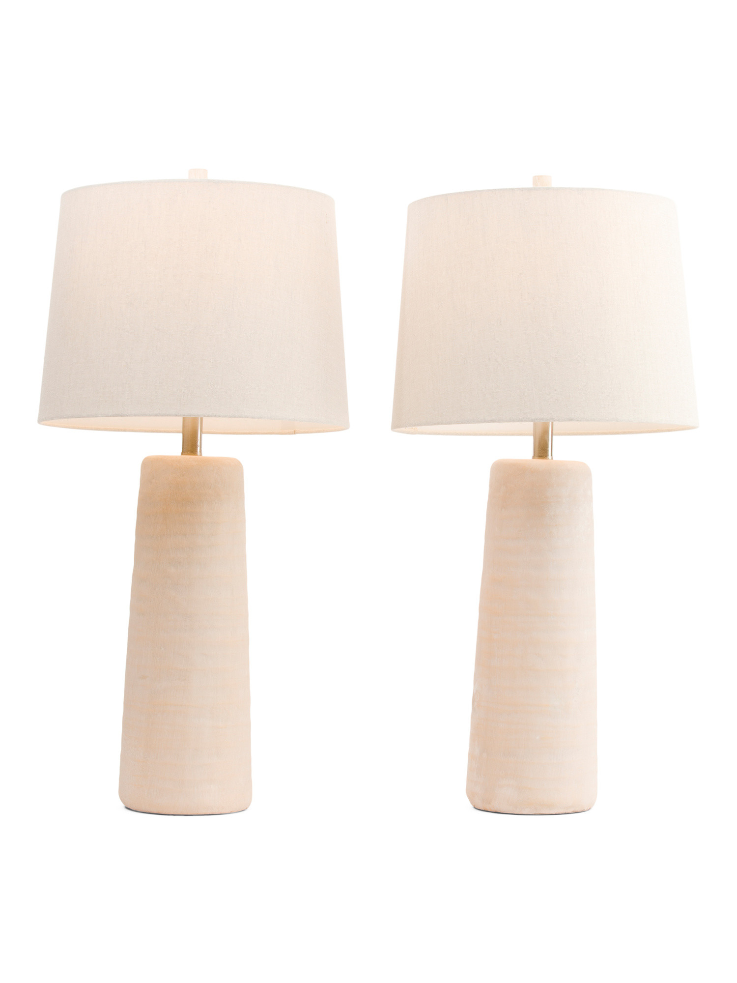2pk 15in Textured Table Lamps | TJ Maxx