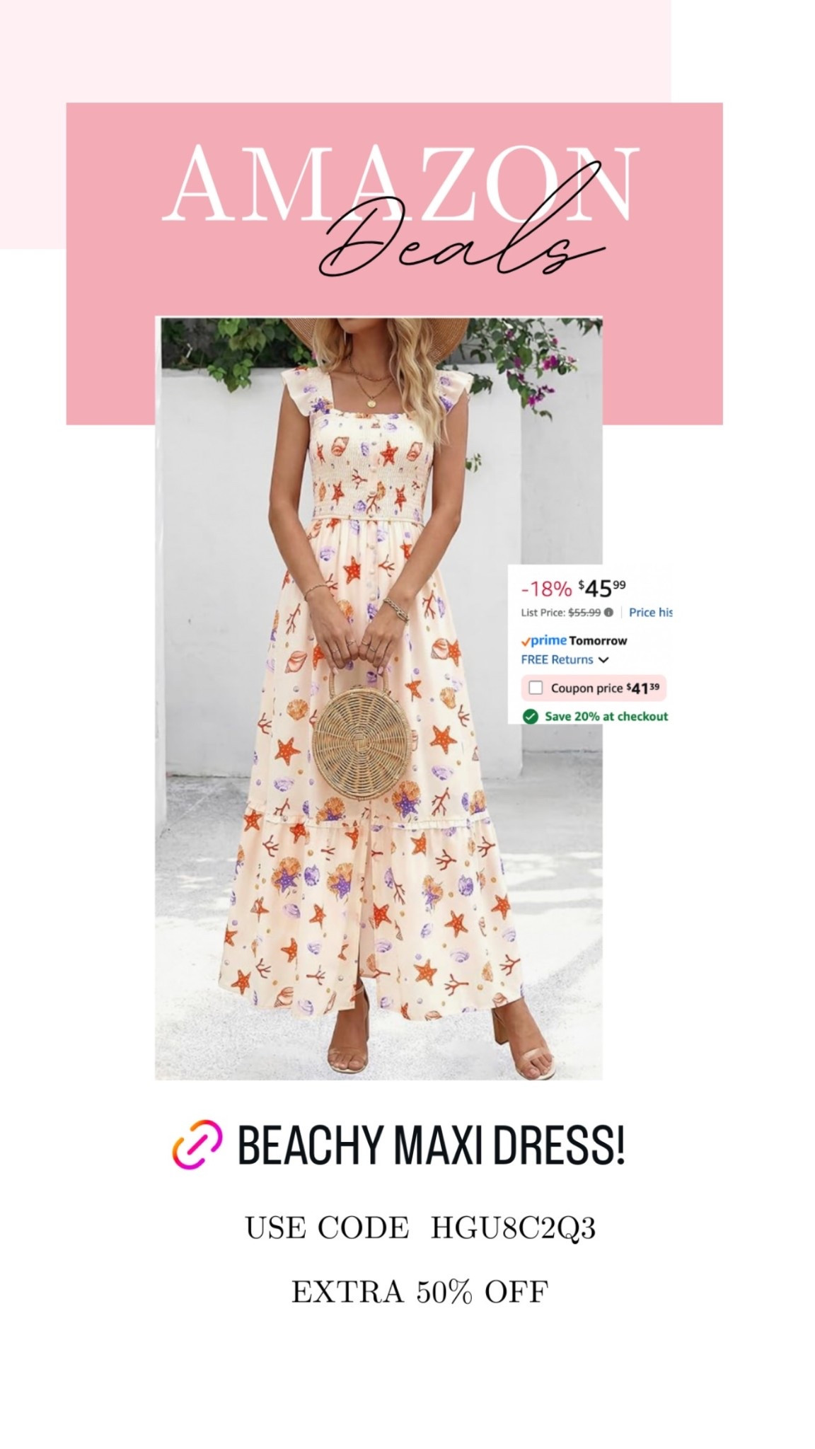 Cute beachy maxi on deal today!

#LTKSaleAlert #LTKSeasonal #LTKMidsize