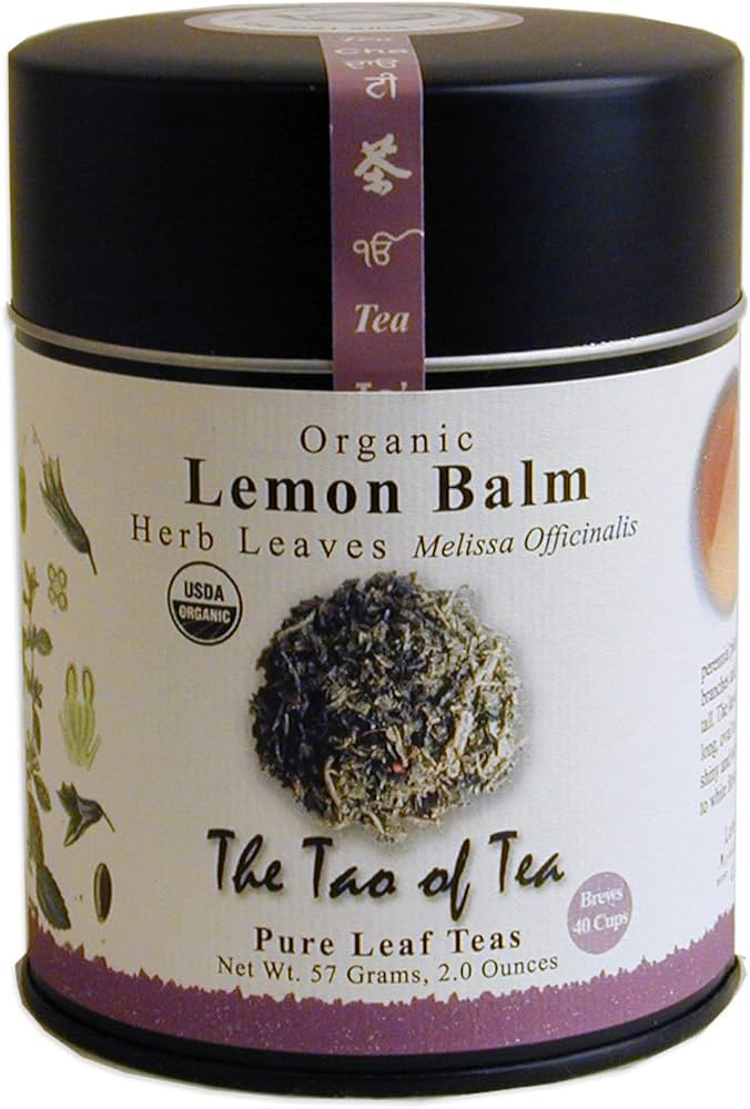 The Tao of Tea, Lemon Balm Herbal Tea, Loose Leaf, 2.0 Ounce Tin | Amazon (US)