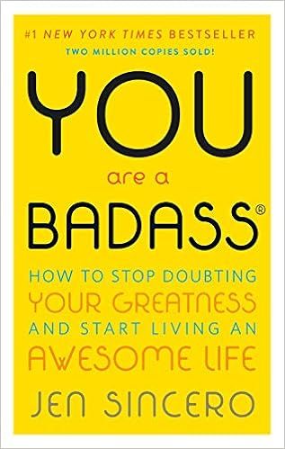You Are a Badass: How to Stop Doubting Your Greatness and Start Living an Awesome Life



Paperba... | Amazon (US)