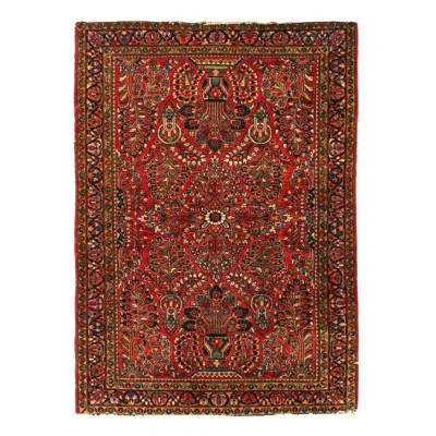 Hollo One-of-a-Kind 3'4'' X 4'9'' 1900s Wool Area Rug in Red | Wayfair North America