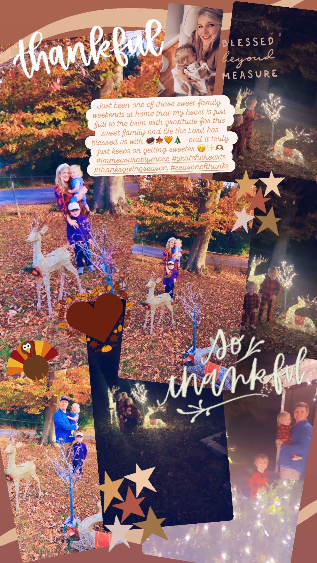 Just been one of those sweet family weekends at home that my heart is just full to the brim with gratitude for this sweet family and life the Lord has blessed us with 🦃🍁🧡🎄 - and it truly just keeps on getting sweeter 🤭✨🫶🏽 #immeasurablymore #gratefulhearts
#thanksgivingseason #seasonofthanks

#LTKKids #LTKFamily #LTKBaby