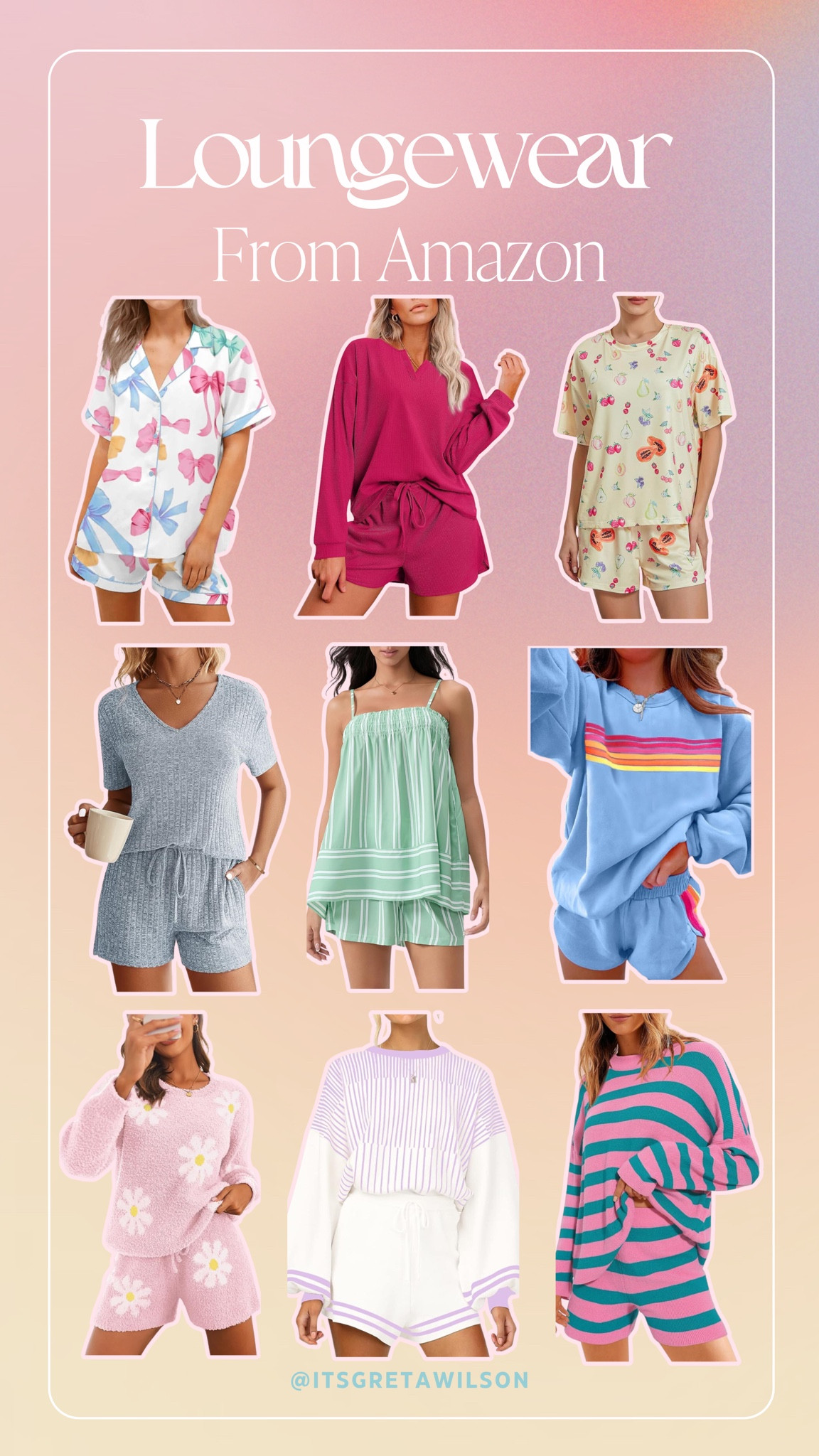 Currently loving: Cute loungewear from Amazon 🥰