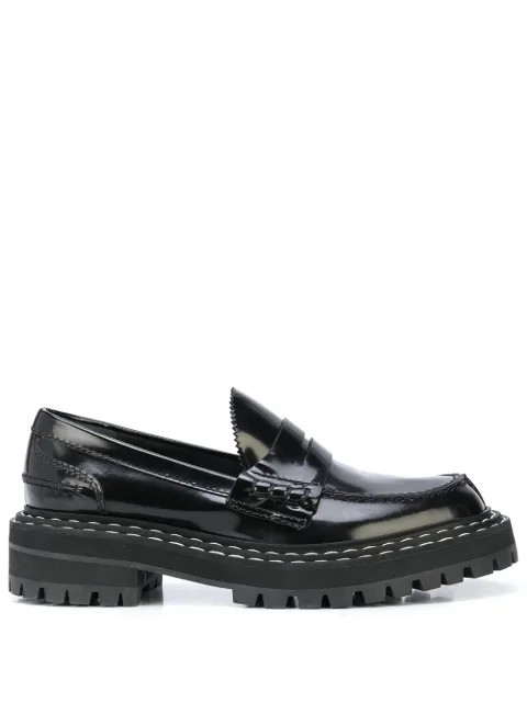 lug sole loafers | Farfetch (UK)