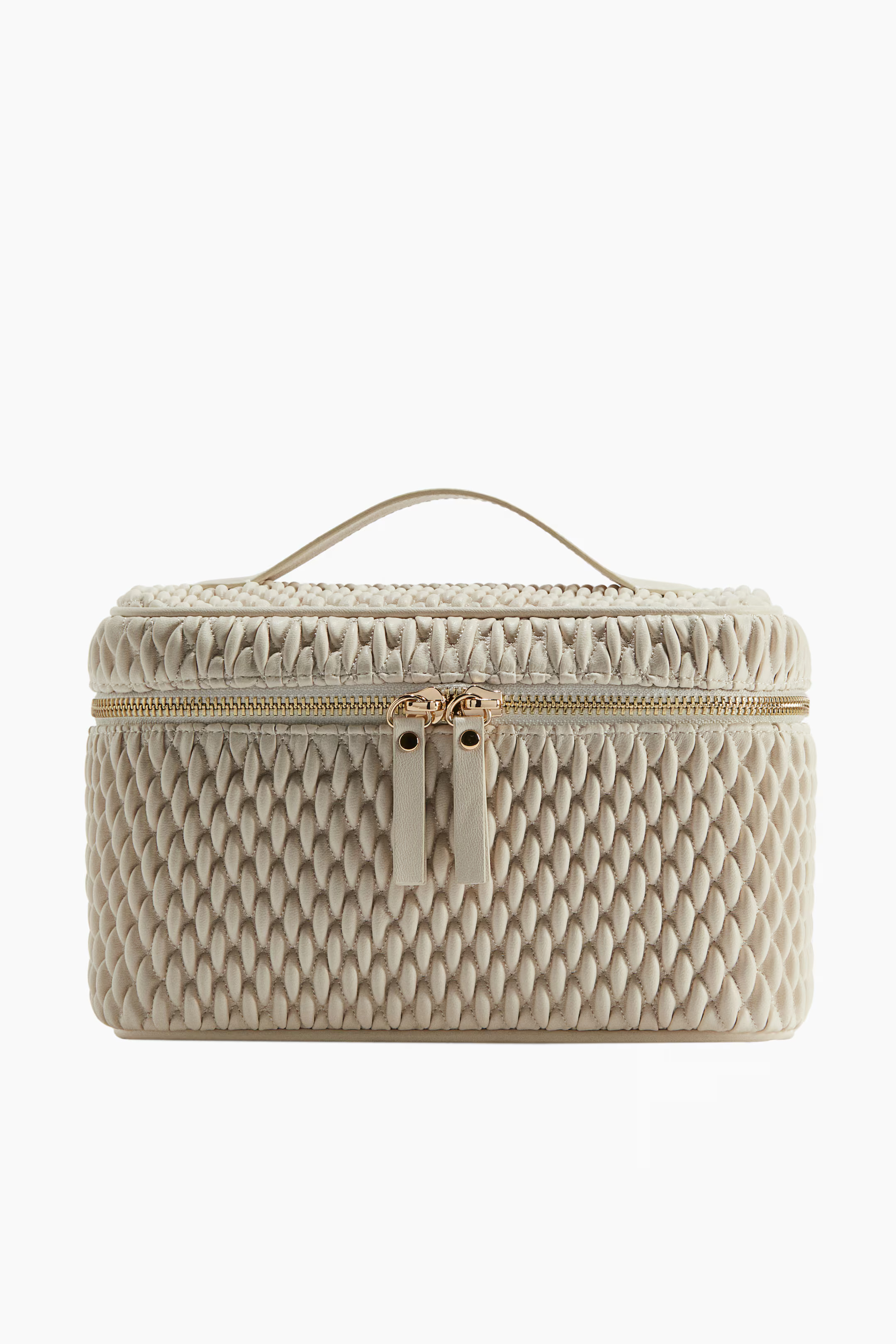 Quilted boxy make-up bag | H&M (UK, MY, IN, SG, PH, TW, HK)