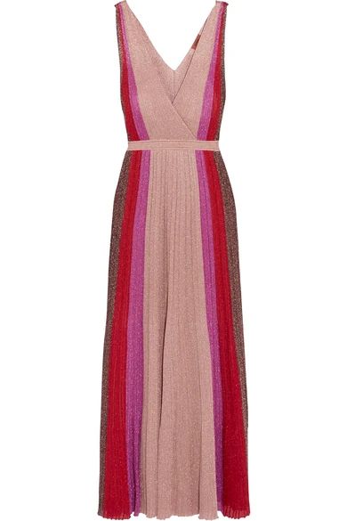 Missoni - Metallic Stretch-knit Gown - Pink | NET-A-PORTER (US)