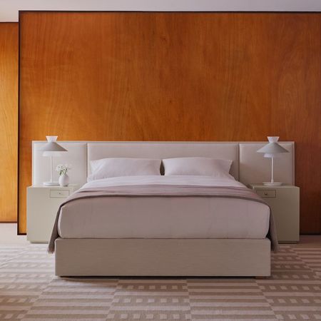 Ready for your bedroom refresh? New Billy Cotton X West Elm home collection is monochromic and minimalist. Yet, we love the form that creates drama just like this deluxe upholstered bed that features an oversized headboard, #bedroom

#LTKfamily #LTKSeasonal #LTKhome