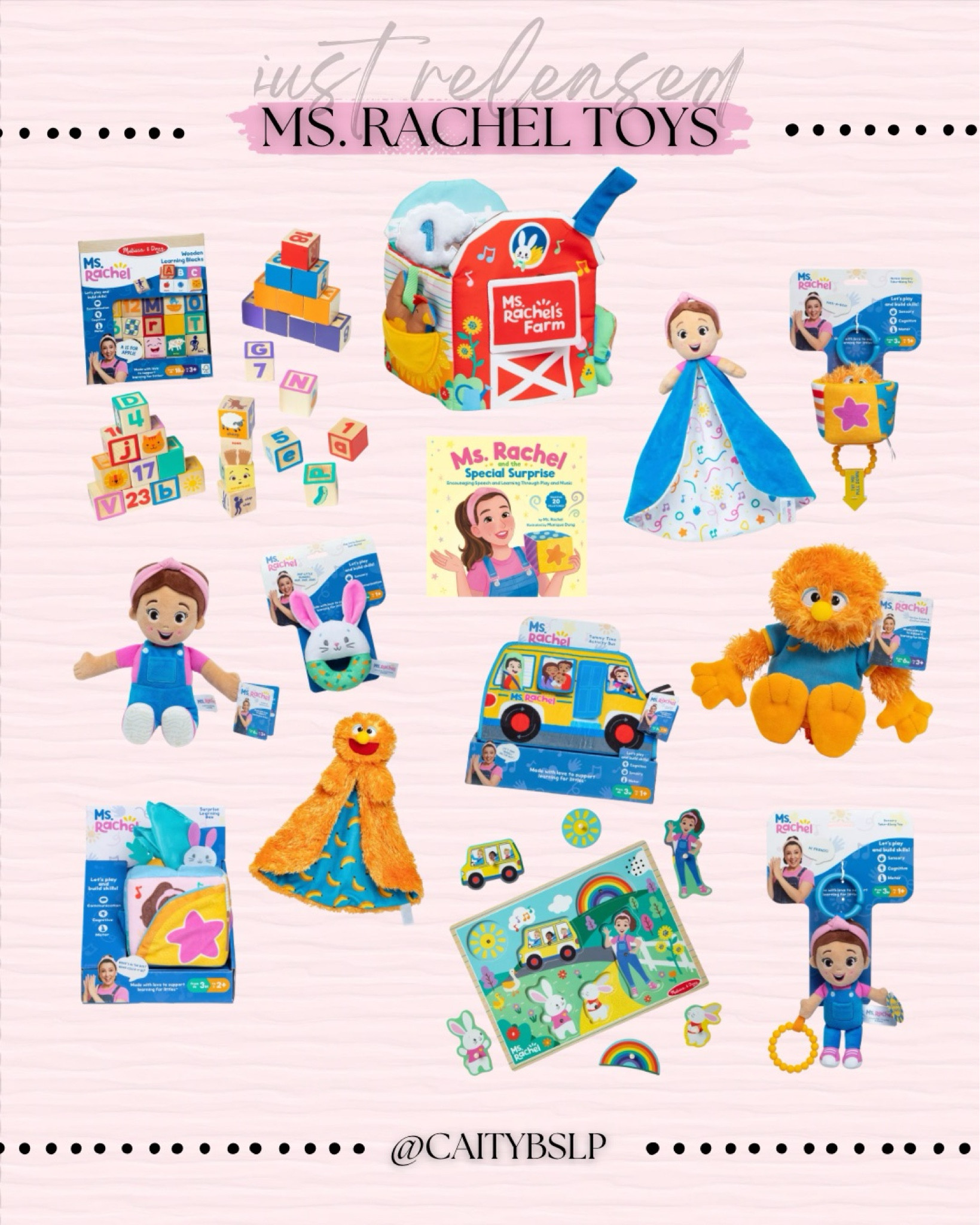 NEW MS. RACHEL TOYS AT TARGET! 🤩



#LTKKids #LTKFindsUnder50 #LTKBaby