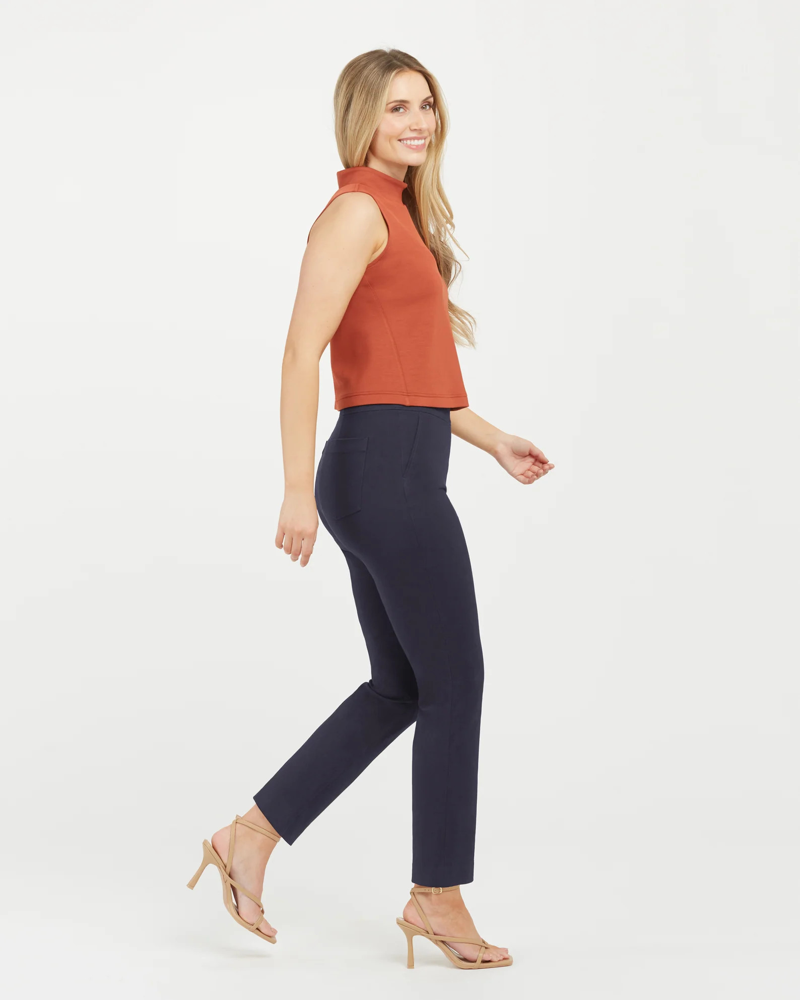 On-the-Go Ankle Slim Straight Pant | Spanx