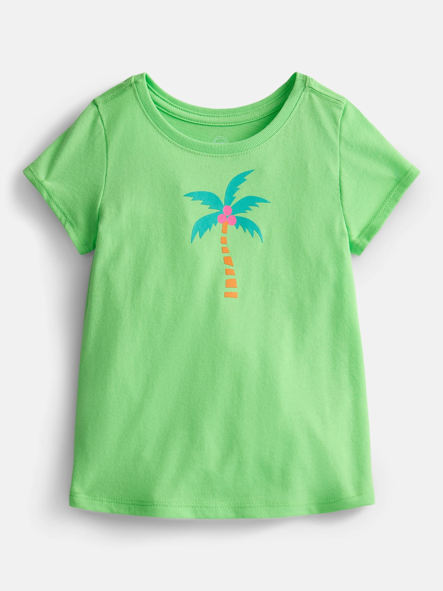 Wonder Nation Toddler Girls Graphic Tee with Short Sleeves, Sizes 18M–5T | Walmart (US)