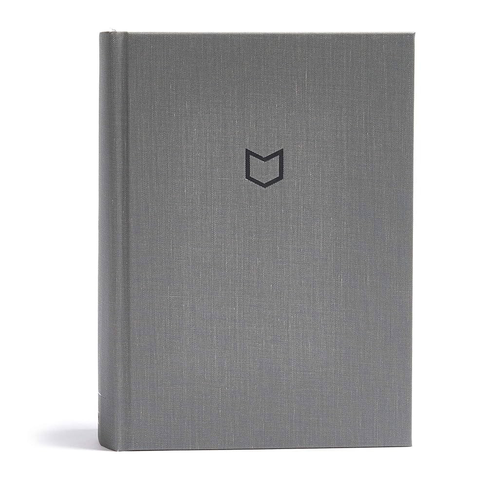 CSB He Reads Truth Bible, Charcoal Cloth Over Board, Black Letter, Wide Margins, Journaling Space... | Amazon (US)