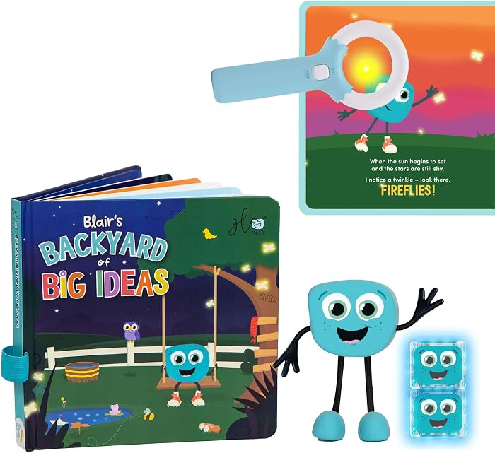 Glo Pals Light Up Bundle Bath Toy, Book, 2 Light Cubes & 1 Magic Magnifier | Amazon (US)