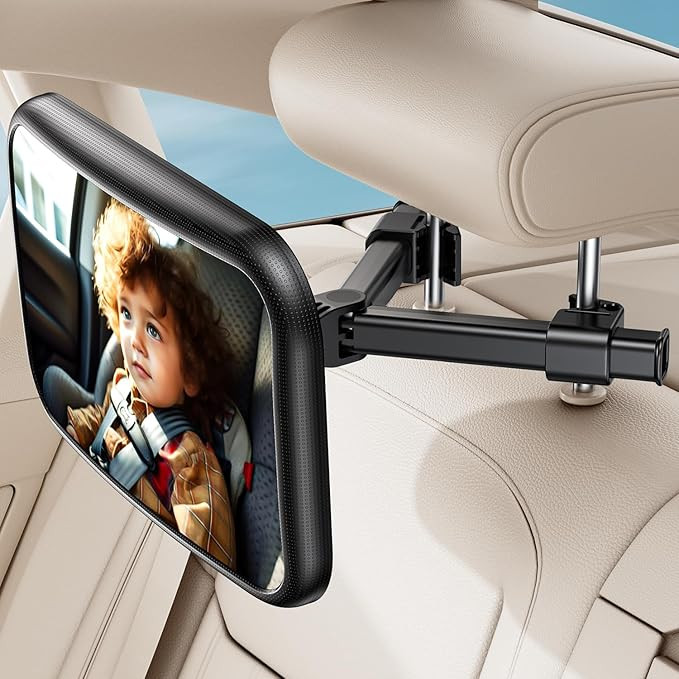 Baby Car Mirror for Baby Car Seat Safely Mirror Hook Clip Design for Rear Facing Infant Newborn 3... | Amazon (US)