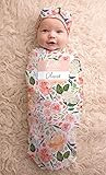 Itzy Ritzy Cocoon and Hat Swaddle Set, Cutie Cocoon Includes Name Announcement Card and Matching Jer | Amazon (US)