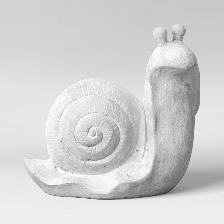 Large Concrete Garden Snail Figurine Gray - Smith & Hawken™ | Target