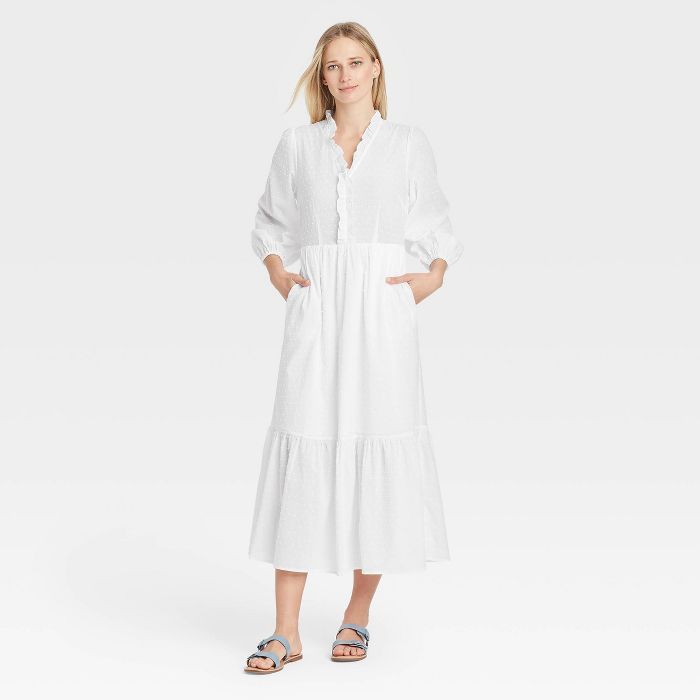 Women's Balloon Long Sleeve Dress - Who What Wear™ | Target