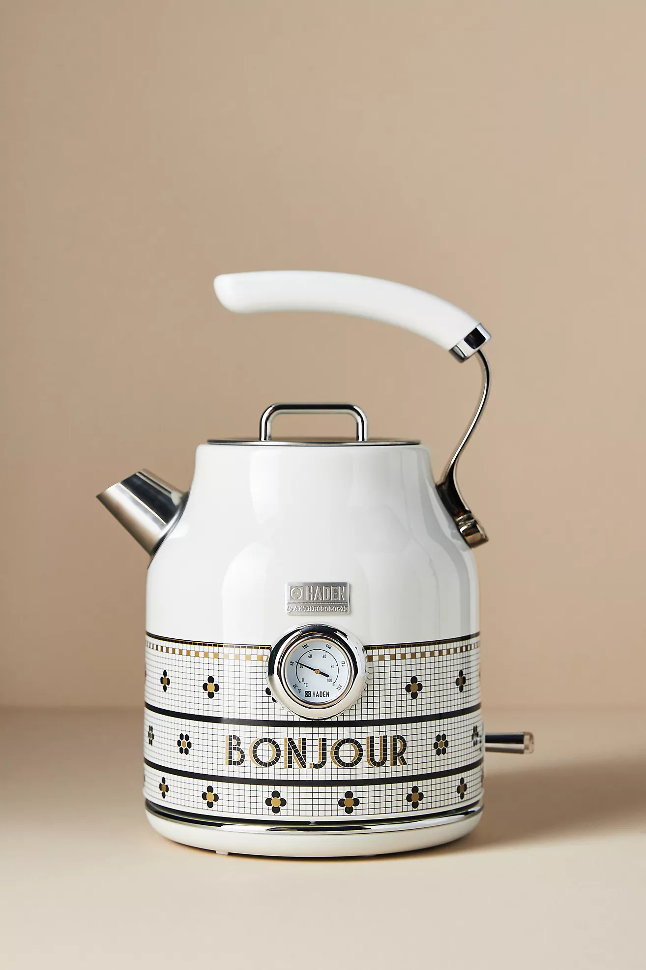 Haden x Bistro Tile 1.7 Liter Electric Kettle | Anthropologie (US)