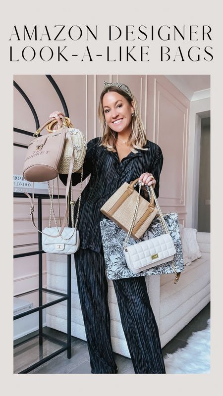 Comment LINKS below & I’ll send you a DM with exact links to these bags! How good are they!? So many affordable designer lookalikes! #amazonfashion #lookforless #amazonstyle #stylereels #summerstyle 

#LTKstyletip #LTKitbag #LTKunder50