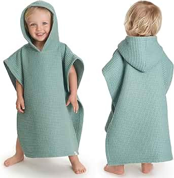ZICOTO Soft Hooded Beach Towel for Kids - Cute Towel for Babies and Toddler Made of Waffle Cotton... | Amazon (US)