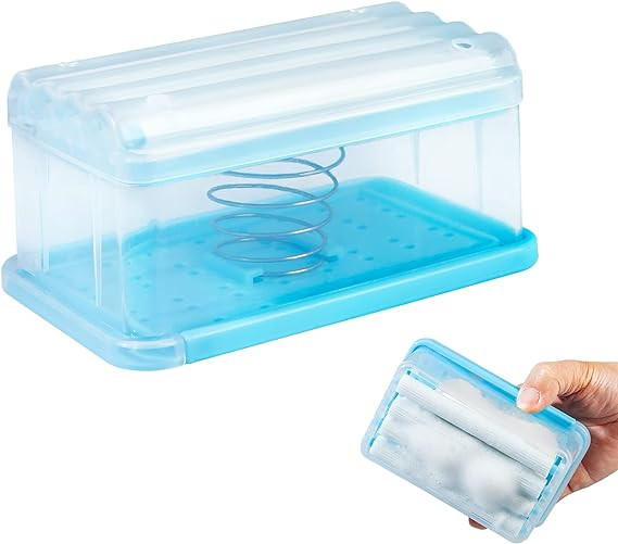 LELEMON Soap Dish with Drain Multifunctional Soap Dish Soap Cleaning Storage Foaming Box for Home... | Amazon (US)