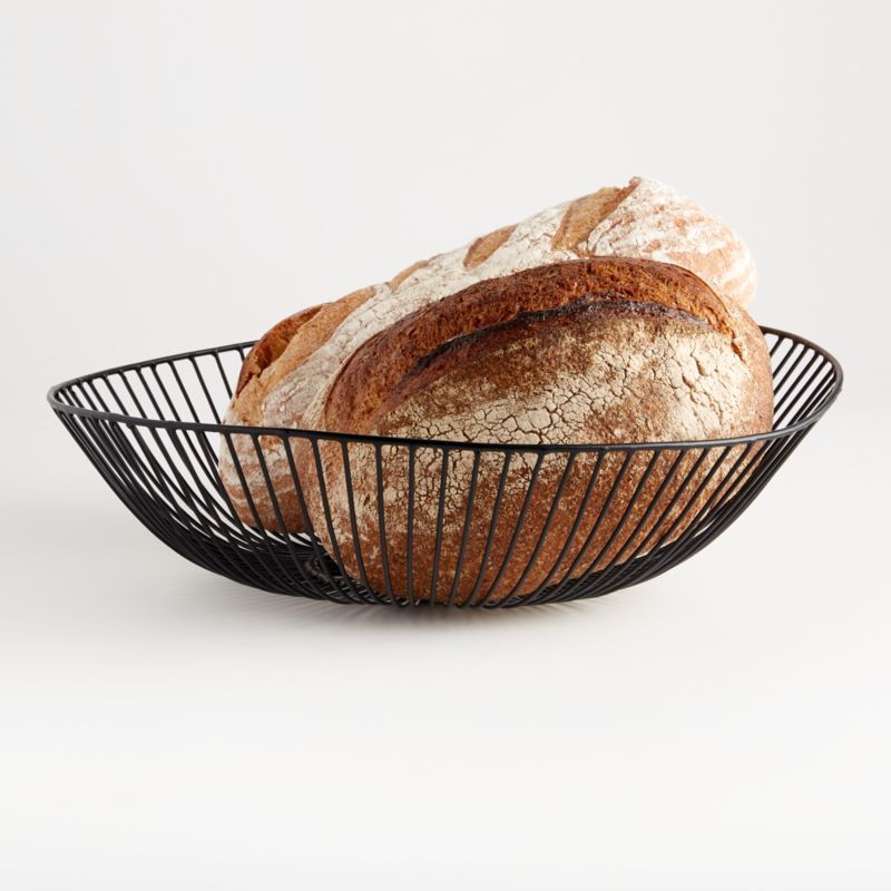 Harrison Round Iron Basket + Reviews | Crate and Barrel | Crate & Barrel