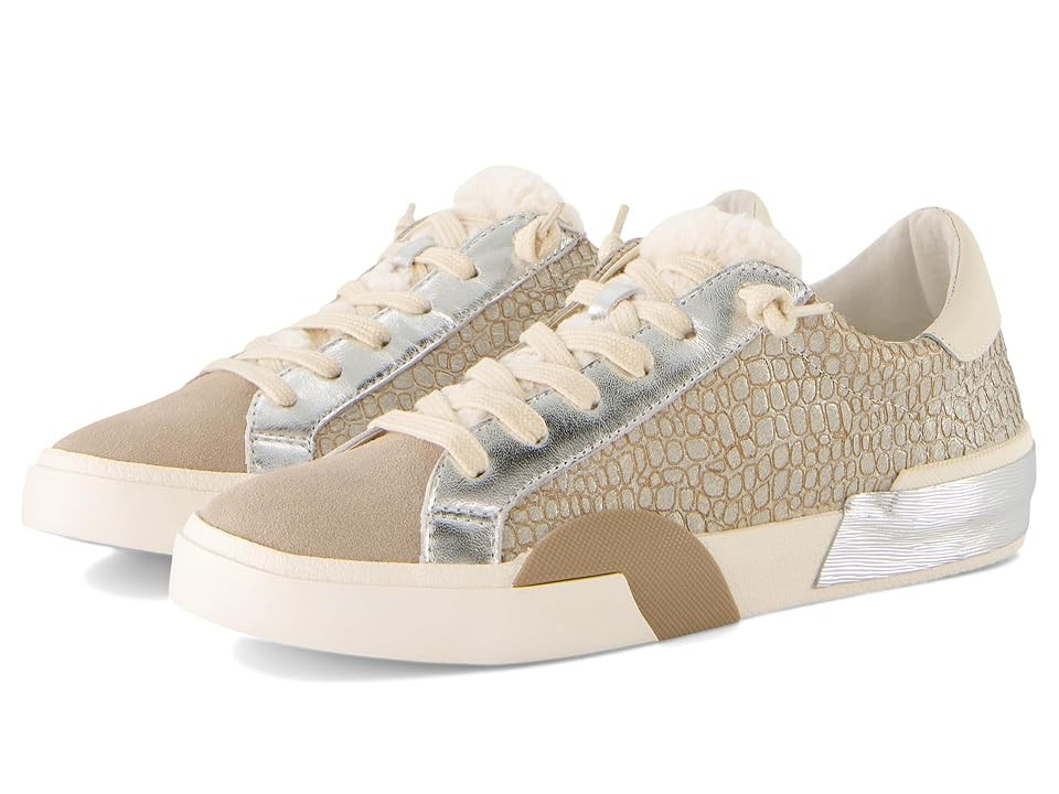 Dolce Vita Zina Plush Women's Shoes Stone Calf Hair : 9 M, Fabric/Leather | Zappos