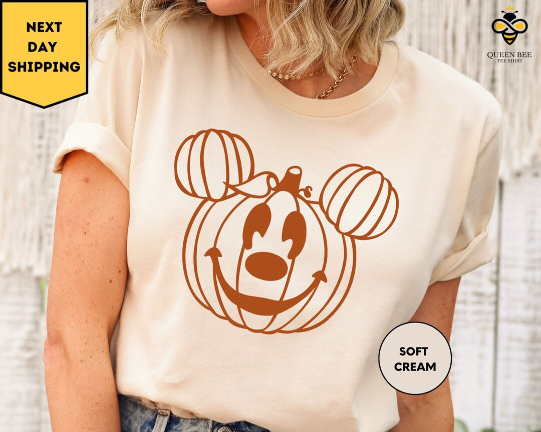 Vintage Mickey Pumpkin Halloween Shirt Disney Spooky Season - Etsy | Etsy (US)