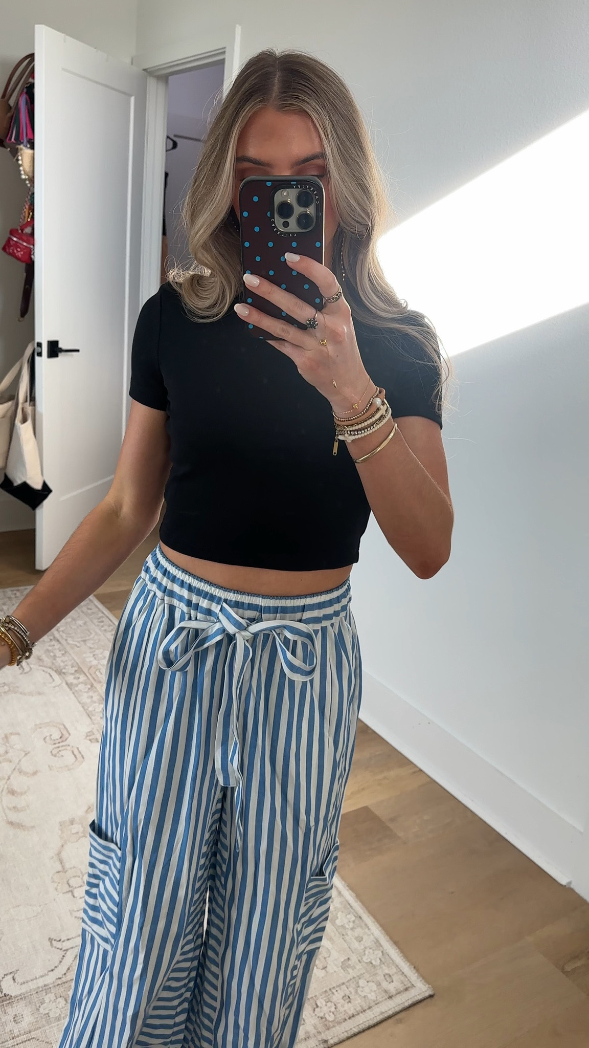 Amazon size small Bankeng Womens Summer Casual Striped Pants Loose Wide Leg Lounge Pants Elastic Waist Palazzo Trousers with Pockets

#LTKSeasonal #LTKootd #LTKSaleAlert