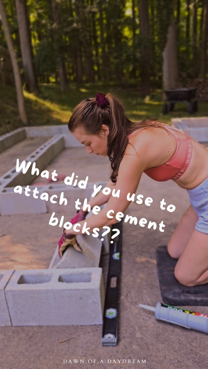 If you want the link to the adhesive I used comment “DIY” and I’ll send it your way ☺️

Landscape adhesive acts just like a super strong outdoor glue and I chose it over mortar because 

• it’s waterproof and designed for outdoor use
• Handles rain, snow, and freeze/thaw cycles well
• Creates a strong, durable bond between blocks
• Works on concrete, stone, brick, and pavers
• Easier and faster than mixing mortar
• Great for beginner-friendly DIY projects
• Flexible enough to handle seasonal movement outdoors

Have you used landscape adhesive before or are you team mortar? 👀

............................................................................ 

Old house, big dreams and a girl with zero experience figuring it out as she goes! 
This isn’t an expert DIY account. It’s a “you’ve got this too” kind of space 🫶
Follow along and let’s learn together! 💗

🎥 Want more than the pretty before and after? Stories are the heart of the project , unfiltered + in-progress
💌 It’s official: our cozy corner of the internet is open! Swing by the website to find free tutorials and supplies.

............................................................................

#diyprojects #landscapingideas #beginnerdiy #gardenprojects #homeimprovement

DIY landscaping for beginners | how to glue concrete blocks | landscape adhesive explained | retaining wall DIY | garden bed border ideas | easy outdoor DIY projects | how to use landscape block adhesive | beginner home improvement | DIY backyard projects | cement block landscaping