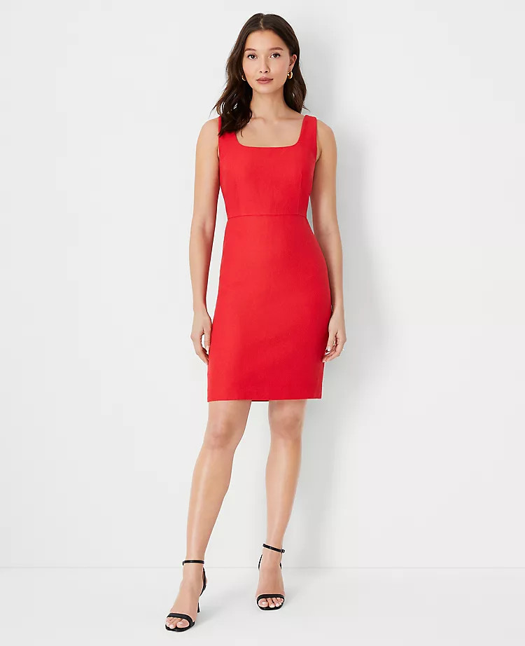 Scoop Neck Sheath Dress | Ann Taylor (US)