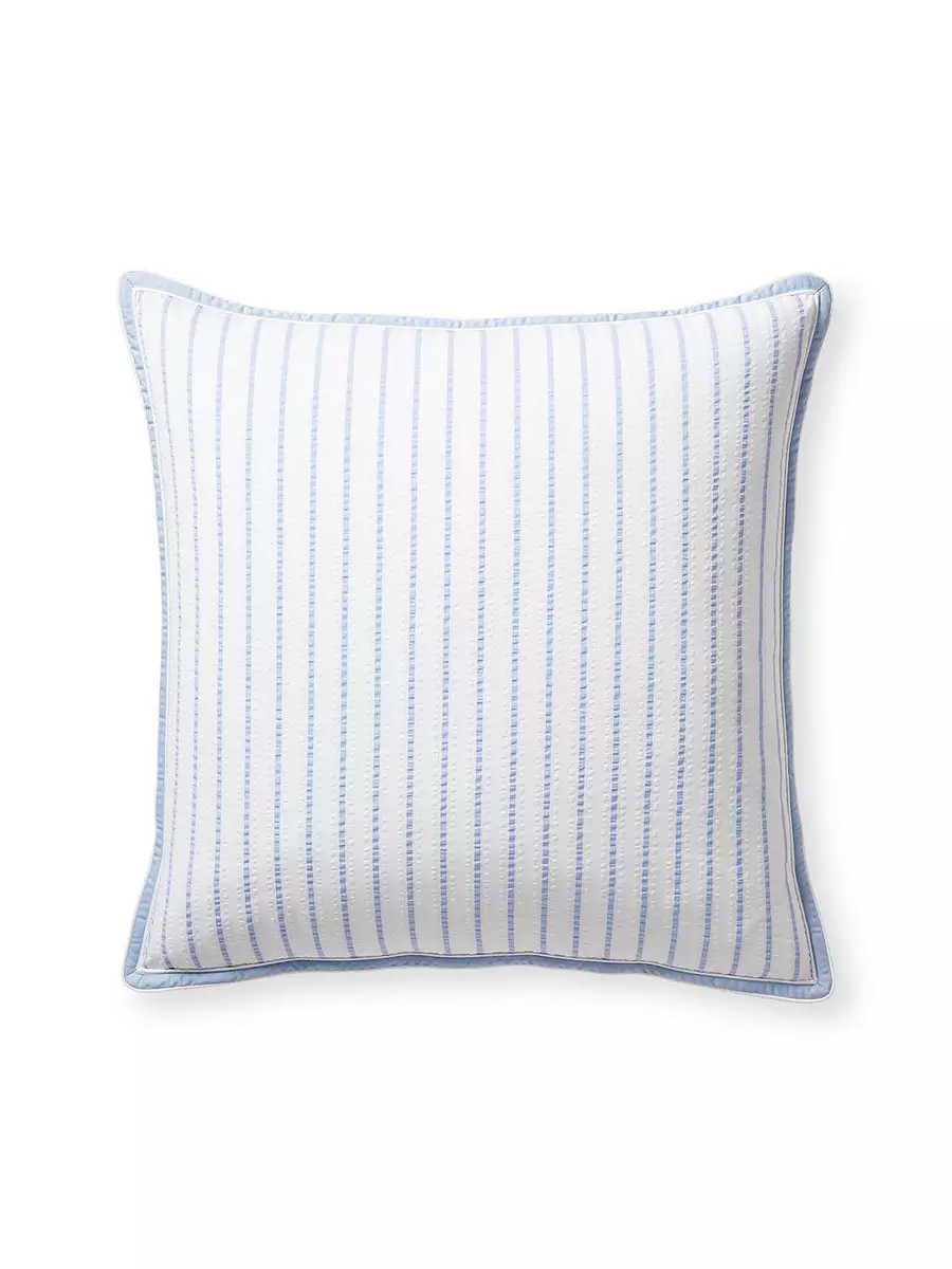 Gramercy Seersucker Sham | Serena and Lily