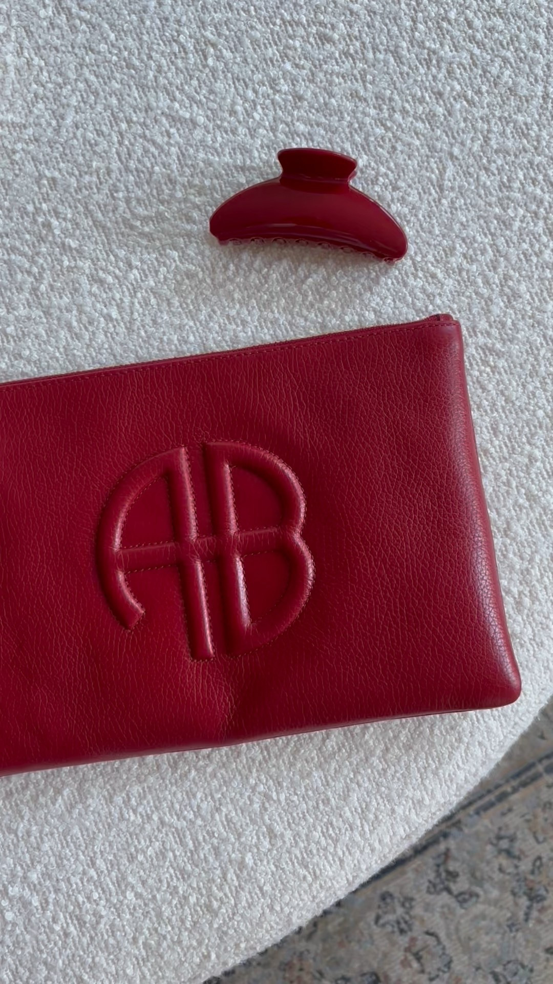 Recent red accessories I purchased. I absolutely love this deep red gloss hair claw. It’s so chic and affordable. It matches my new Anine Bing bag perfectly. 

Red clutch bag
Red hair clip
Chic accessories 

#LTKSaleAlert #LTKItBag