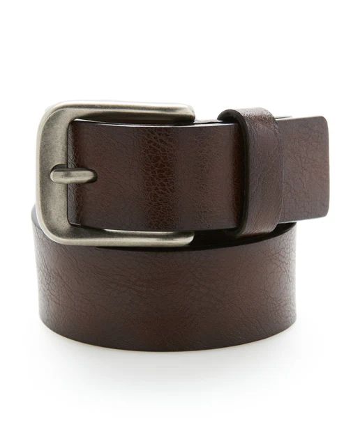 Grained Leather Belt | Perry Ellis