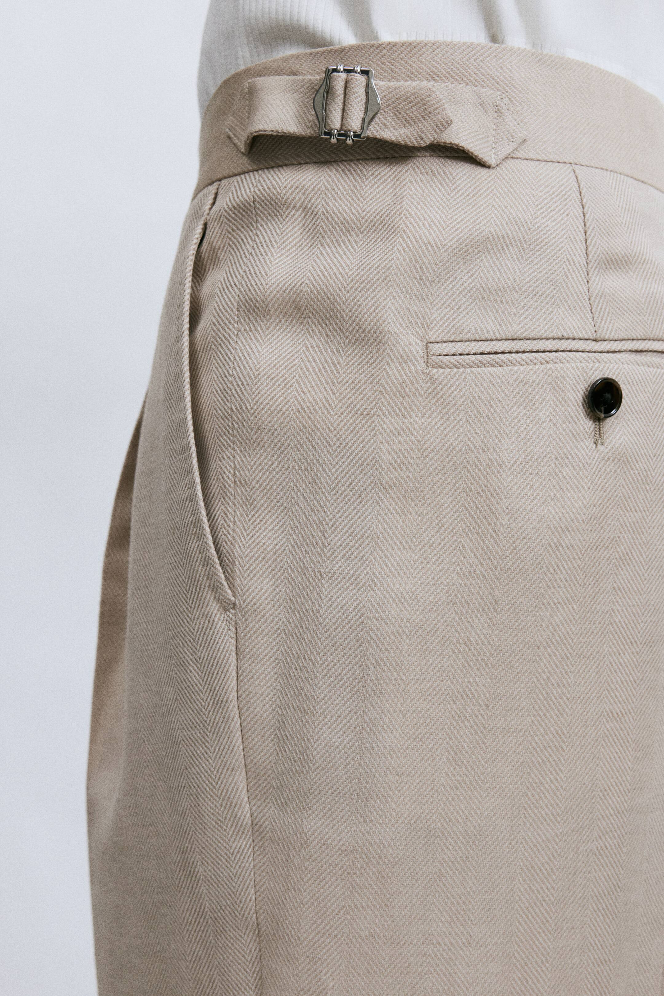 Regular Fit Wool-blend suit trousers | H&M (UK, MY, IN, SG, PH, TW, HK)