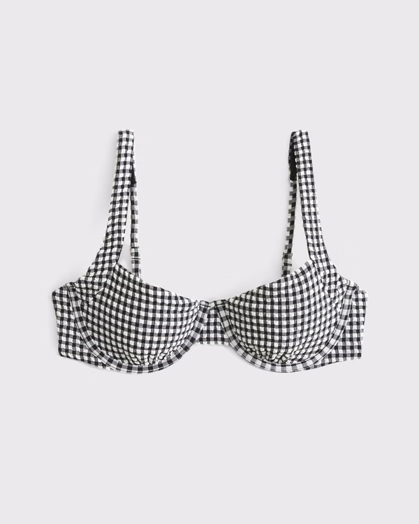Wide Strap Underwire Bikini Top | Abercrombie & Fitch (US)