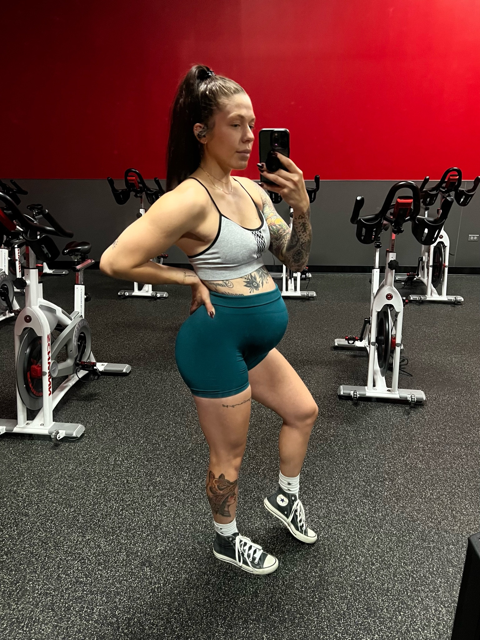 Pregnancy Workout Outfit #pregnant #bikershorts

#LTKbump