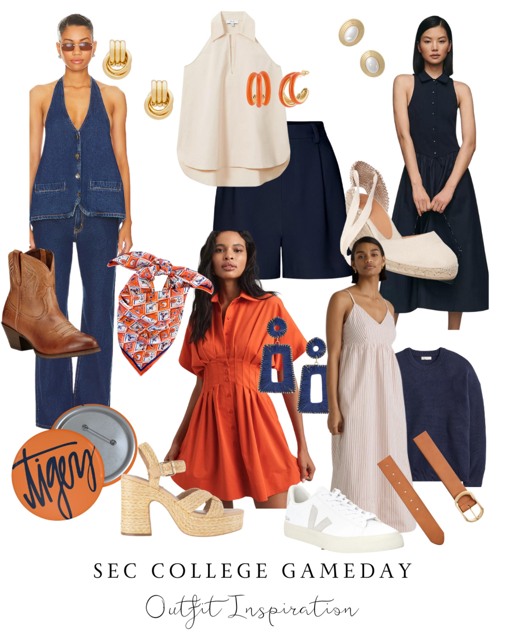 Gameday outfit inspiration for Auburn Tigers! #wareagle #collegefootball #sec 

#LTKFindsUnder100 #LTKSeasonal #LTKStyleTip