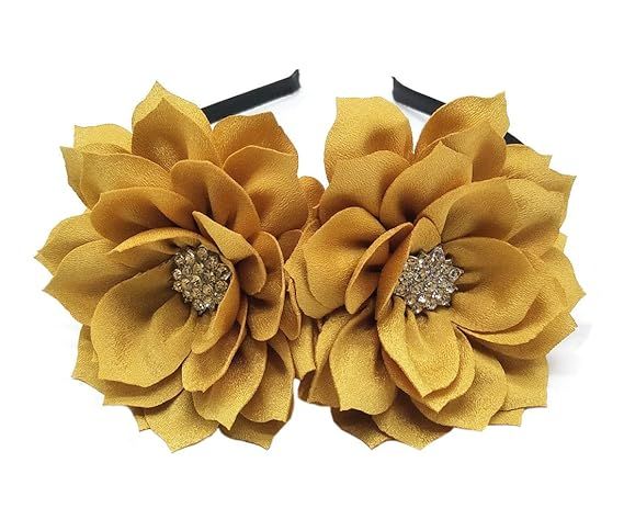 Coolwife Fascinator Headband Hair Clip Lotus Flower Bridal Headpieces Wedding Party Headwear | Amazon (US)