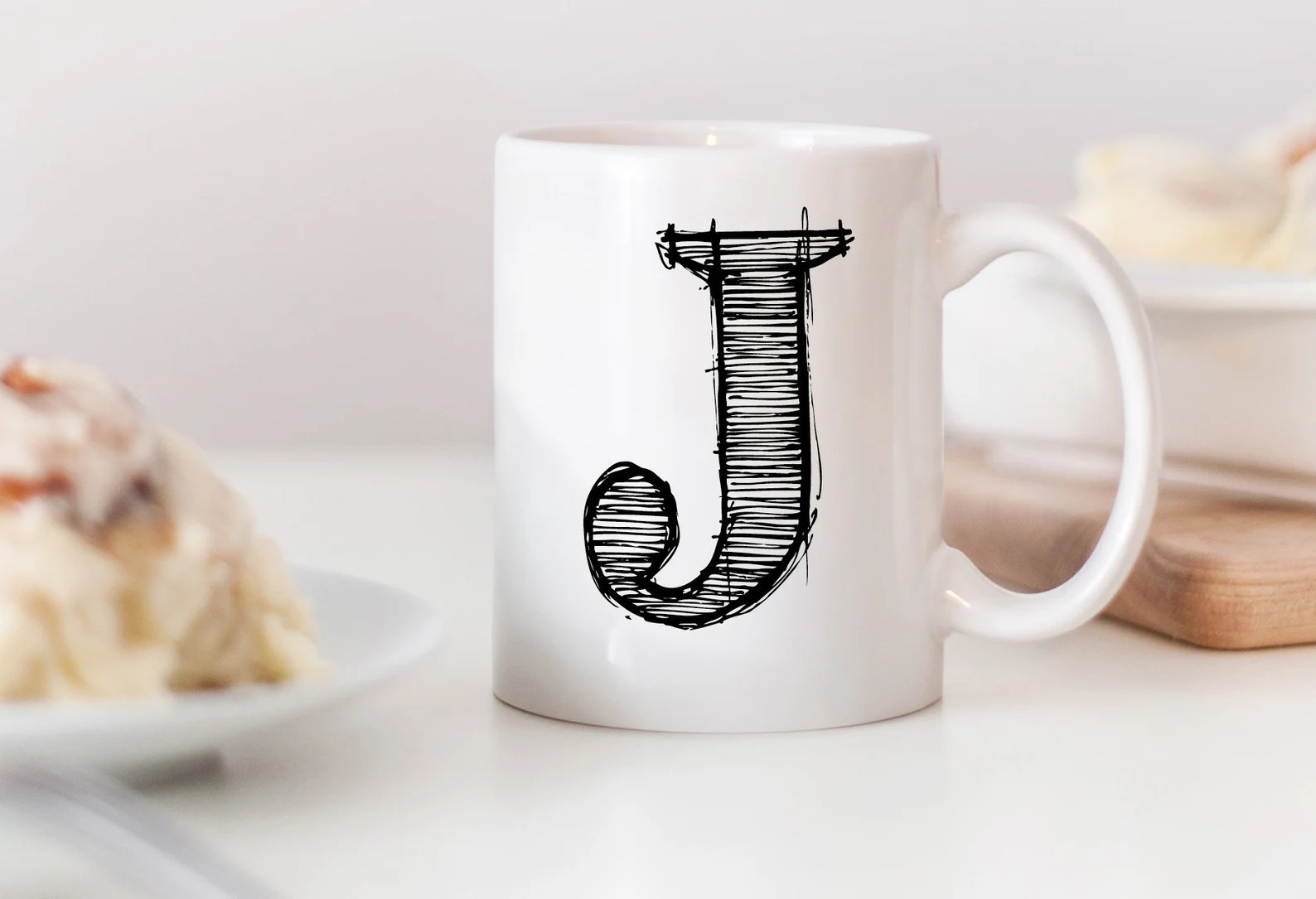 Letter Mug  Letter Cup  Initial Mug  Initial Monogram | Etsy | Etsy (US)